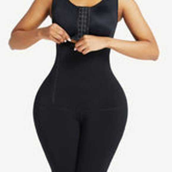 3Row Hook Tummy Control Butt Lifter Thigh Trimmer Post-surgical Full Body Shaper